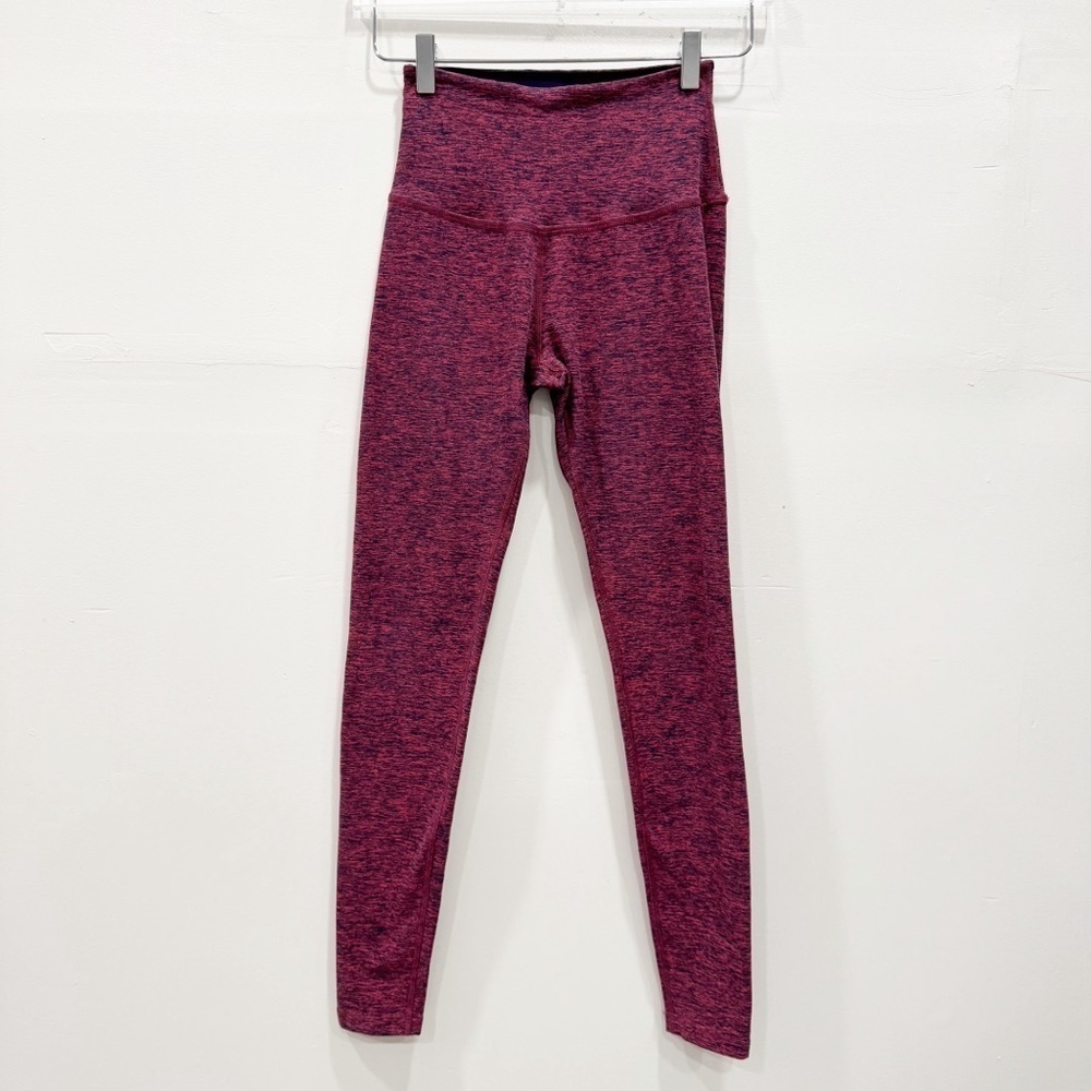 Beyond Yoga High Rise Leggins Small Blue Red